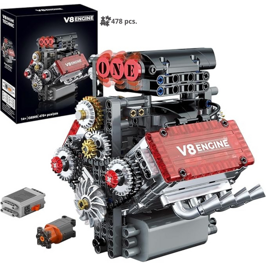 Motor V8 Armable Pistones Funcionales.